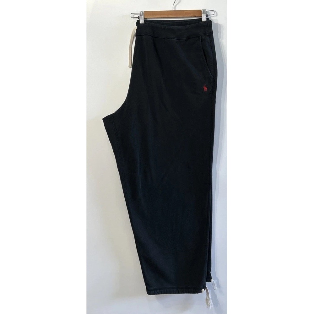 Mens Polo Ralph Lauren Big & Tall Fleece Sweatpants Sz 5XB Drawstring Cuffs